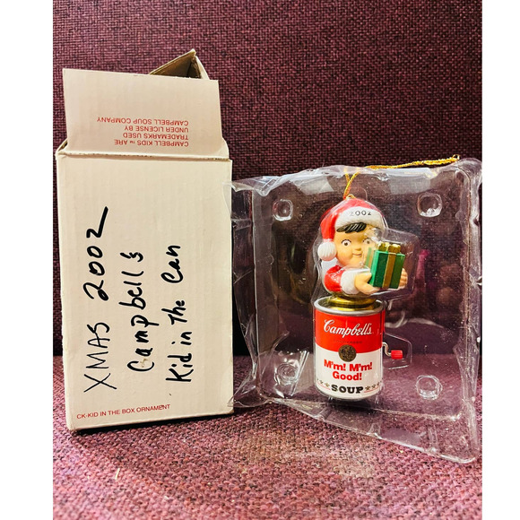 Vintage Campbell Soup boy in a Campbell soup can 2002 - Picture 1 of 6